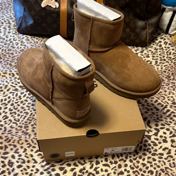 UGG Shoes - UGG Classic mini II chestnut Ankle Boots
New in box